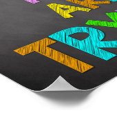 教室の装飾、教室の引用文感動的、 ポスター (角)