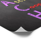 教室の装飾、教室の引用文感動的、 ポスター (角)