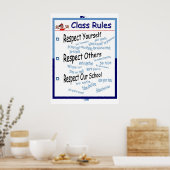 教室の規則 ポスター (キッチン)