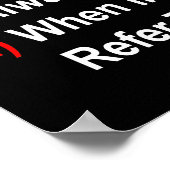 教室の規則（暗） ポスター (角)