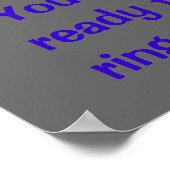 教室の規則， 1.3 R's：敬意を払う… ポスター (角)