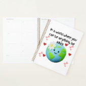 教室の親切な地球プランナー団体や組織 プランナー手帳 (ディスプレー)