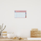 教室の観客用の壁ポスター ポスター (キッチン)