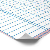 教室の観客用の壁ポスター ポスター (角)