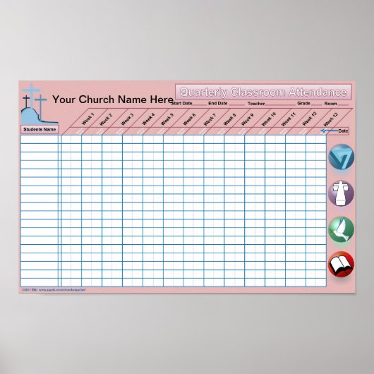 教室の観客用の壁ポスター ポスター (正面)