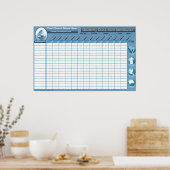 教室の観客用の壁ポスター ポスター (キッチン)