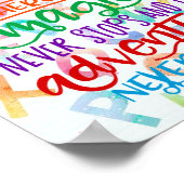 教室へようこそ – ポスター (角)