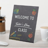 教室カスタムの装飾 – ウェルカムポスター 台座サイン (インサイチュ)