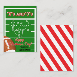 教室サッカーのバレンタインデーのカード ノートカード