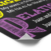 教室スペインのポスター装飾 ポスター (角)