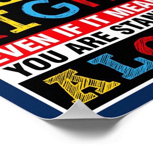 教室デコール先生ギフトやる気を起こさせる引用文 ポスター (角)