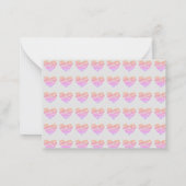 教室ハッピーバレンタインデーラブ ノートカード (裏面)