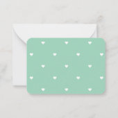 教室バレンタインのトースト素晴らしカード ノートカード (裏面)