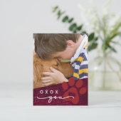 教室バレンタインの子ペットカスタムの写真 シーズンポストカード (スタンド正面)