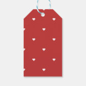 教室バレンタインデイプレッツェルノットギフトラベル ギフトタグ (裏面)