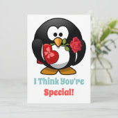 教室バレンタインデペンギンハート シーズンカード (スタンド正面)