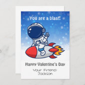 教室バレンタインデーのカード (正面/裏面)