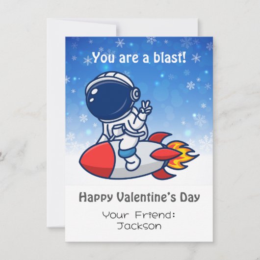 教室バレンタインデーのカード (正面)