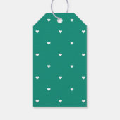 教室バレンタインデーのロボットのビープ音のギフトラベル ギフトタグ (裏面)