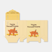 教室バレンタインデーの恐竜おもしろいかわいい フェイバーボックス (折り畳みなし)