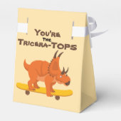 教室バレンタインデーの恐竜おもしろいかわいい フェイバーボックス (裏面サイド)