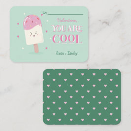 教室バレンタインデーカッコいいポスシクルカード ノートカード