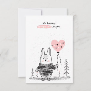 教室バレンタインデー ノートカード