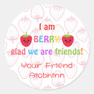 教室バレンタインデー ラウンドシール