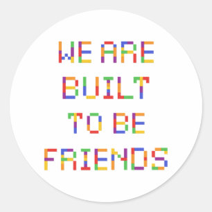 教室バレンタインデー ラウンドシール