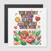 教室バレンタインデーBohoドーナツと花 (正面/裏面)