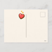 教室バレンタインデーBohoドーナツと花 シーズンポストカード (裏面)