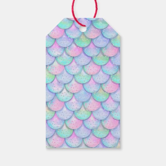 教室バレンタインパーソナライズされたの人魚 ギフトタグ (裏面)