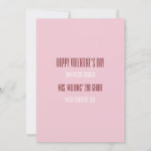 教室バレンタイン牛乳とCookieカード 招待状 (裏面)