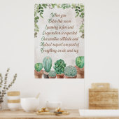 教室ポスターへようこそ ポスター (キッチン)