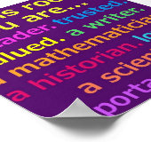 教室ポスタ感動的ー ポスター (角)