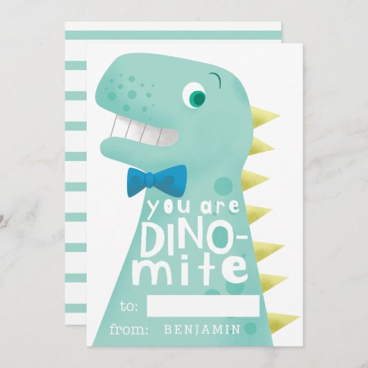 教室ヴァレンティネス恐竜ディノダニ シーズンカード (正面/裏面)