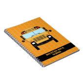 教室先生と黄色いスクールバスの運転手 ノートブック (右側)