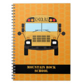 教室先生と黄色いスクールバスの運転手 ノートブック (正面)