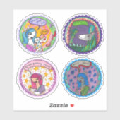 教室報酬お洒落ステッカーシート シール (シート)