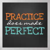 教室学校先生引用文Chalkboardポスター ポスター (正面)