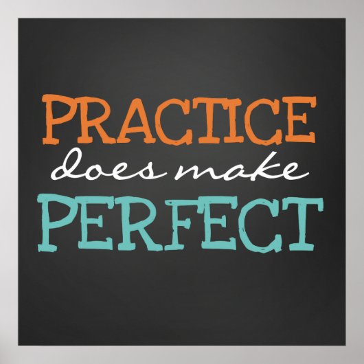 教室学校先生引用文Chalkboardポスター ポスター (正面)