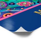 教室感動的引用文パーソナライズされたフローラ ポスター (コーナー)