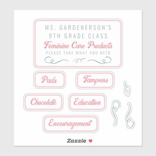 教室期間フェミニンラ気にベル シール (シート)