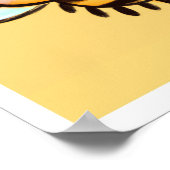 教室用のハニービー プリント 子供部屋の装飾 (角)