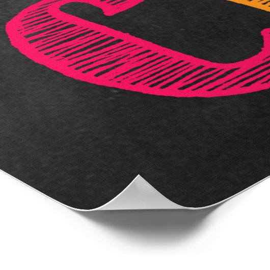 教室用やる気を起こさせるポスター ポスター (角)