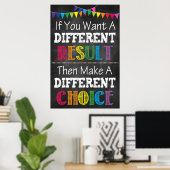 教室用やる気を起こさせるポスター ポスター (ホームオフィス)