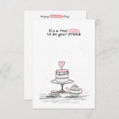 教室用バレンタインカード ノートカード (正面/裏面)