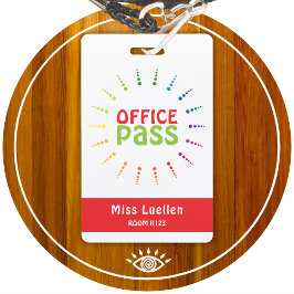 教室用パーソナライズされたオフィスホール峠 バッジ