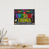 教室素晴らしでのポスター ポスター (キッチン)