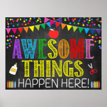 教室素晴らしでのポスター